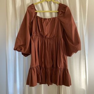 Anthropologie puff sleeve dress